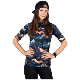 Maglietta sportiva da donna Drexiss All Alpine Peaks Coolmax