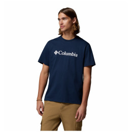 Maglietta da uomo Columbia CSC Basic Logo™ Tee blu scuro Collegiate Navy, Gem Columbia