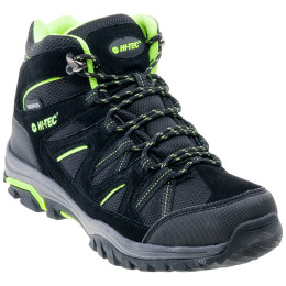 Scarpe da uomo Hi-Tec Raposo Mid WP nero Black/Lime/DarkGrey