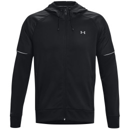 Felpa da uomo Under Armour AF Storm FZ Hoodie nero Black / / Pitch Gray