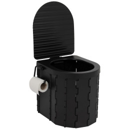 Gabinetto portatile Bo-Camp Portable toilet foldable nero
