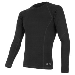 Maglietta funzionale da uomo Sensor Merino DF nero Black