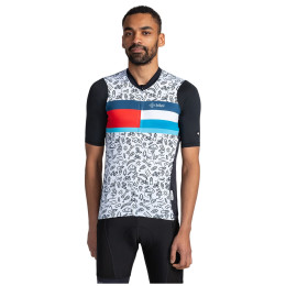 Maglia da ciclismo da uomo Kilpi Rival rosa/turchese/nero black