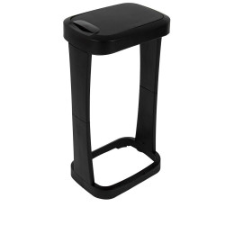 Cestino Bo-Camp Garbage Bag Holder Flip Lid 120 L nero black