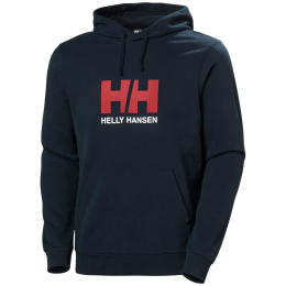 Felpa da uomo Helly Hansen Hh Logo Hoodie 2.0 blu scuro Navy