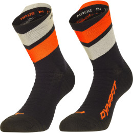 Calze Dynafit Ultra Mid Sk nero/arancio black out ULTRA ORANGE/4220