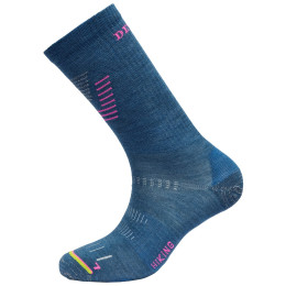 Calzini da donna Devold Hiking Light Woman Sock blu Skydiver