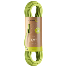 Corda Edelrid Apus Eco Dry 7,9mm 50m verde chiaro 138 oasis