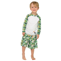Costume da bagno per bambini DucKsday Toucan Boardshort Boy mix1 Multicolor