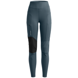 Leggings da donna Ortovox Seceda Tights W nero/turchese Dark Arctic Grey