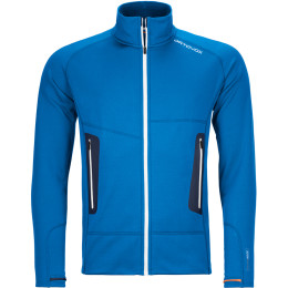 Felpa da uomo Ortovox Fleece Light Jacket M 2023 blu SafetyBlue