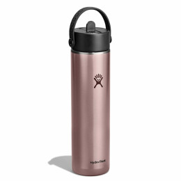 Thermos Hydro Flask 24 Oz Lightweight Wide Flex Straw Cap rosa QUARTZ