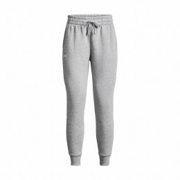 Pantaloni da tuta da donna Under Armour Rival Fleece Jogger grigio chiaro ModGrayLightHeather/White