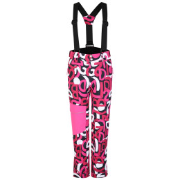 Pantaloni da bambino Dare 2b Pow Pant rosa Kids Pink Graffiti Print