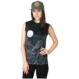 Canotta da donna Drexiss Full Diamond Beach Black Coolmax