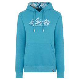 Felpa da donna La Sportiva Retro Hoody W blu Topaz