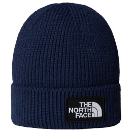 Cappello da uomo The North Face Tnf Logo Box Cuffed Beanie blu scuro Summit Navy