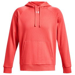 Felpa da uomo Under Armour Rival Fleece Hoodie rosso Venom Red / / White