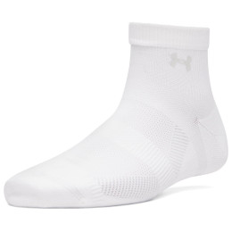 Calzini da donna Under Armour UA Women's Vanish 3pk Qtr bianco White / White / Halo Gray