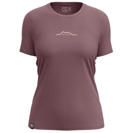 Maglietta da donna Ortovox 150 Cool Mountain T-Shirt viola scuro/rosa Chestnut