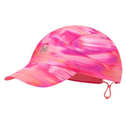 Berretto con visiera Buff Pack Run Cap Solid rosa Sish Pink Fluo