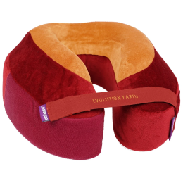 Cuscino da viaggio Cabeau Evolution Earth Deluxe rosso/arancio Oranžová