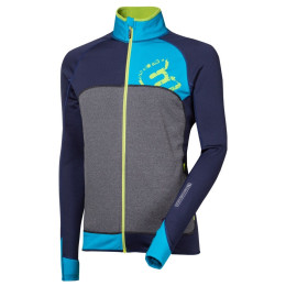 Felpa da uomo Progress TS Rebel 17BO blu Turquoise/Green