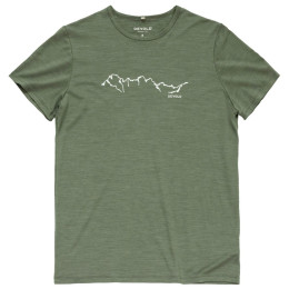 Maglietta da uomo Devold Active "Skyline" Tee Man verde FOREST