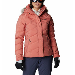 Giacca invernale da donna Columbia Lay D Down™ II Jacket rosa Dark Coral Sheen