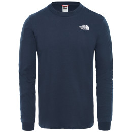 Maglietta da uomo The North Face Simple Dome Tee Long Sleeve blu scuro UrbanNavy