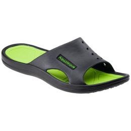 Pantofole da uomo Aquawave Nahin nero/verde Black/Lime