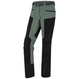 Pantaloni da donna Husky Krony L 2022 nero/verde green