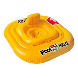 Anello di nuoto gonfiabile Intex Pool Deluxe Baby Float 56587EE giallo