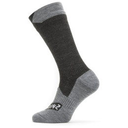 Calzini impermeabili SealSkinz Raynham nero/grigio Black/Grey Marl