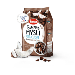 Müsli Emco Super müsli senza zuccheri aggiunti cioccolato e cocco 500g