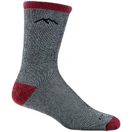 Calzini da uomo Darn Tough Mountaineering Micro Crew Heavyweight With Full Cushion grigio smoke