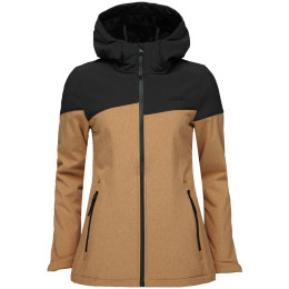 Giacca softshell da donna Loap Ludysa nero/marrone Brown