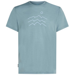Maglietta funzionale da uomo Icebreaker Merino Blend 125 Cool-Lite™ Sphere SS Tee Across the Peaks