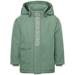 Giacca invernale per bambini Didriksons Talvi Kids Jkt 2 Dark Moss verde scuro Dark Moss