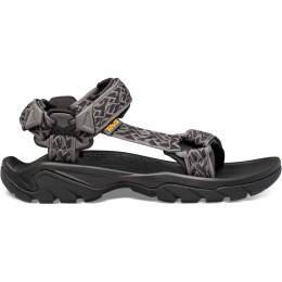 Sandali da uomo Teva Terra Fi 5 Universal grigio/nero WavyTrailBlack