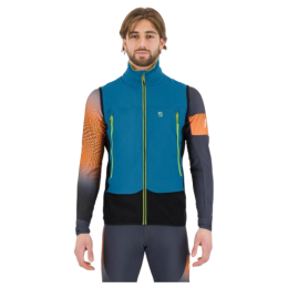 Gilet da uomo Karpos Alagna Plus 2.0 Vest blu DEEP WATER/BLACK