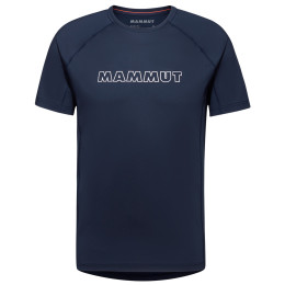 Maglietta da uomo Mammut Selun FL T-Shirt Men Logo blu Deep Ice
