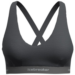 Reggiseno sportivo Icebreaker W Mer 125 Cool-Lite Sprite Racerback Bra grigio Gritstone Heather-013