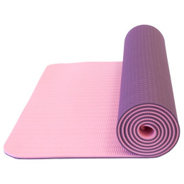 Tappetino Yate Yoga Mat a doppio strato TPE viola scuro/rosa