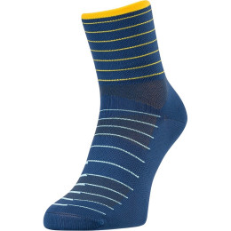 Calzini da ciclismo Silvini Bevera UA1659 blu/giallo NavyYellow
