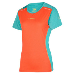 Maglietta da donna La Sportiva Tracer T-Shirt W rosso Cherry Tomato/Lagoon