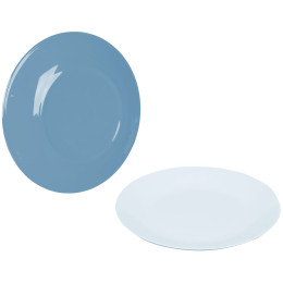 Set di piatti Bo-Camp Piatto da colazione Two tone - 4 pz azzurro Blue