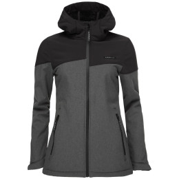 Giacca softshell da donna Loap Ludysa nero/grigio DarkGray