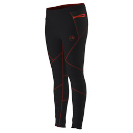 Leggings da donna La Sportiva Primal Pant W nero/rosso Black/Cherry Tomato