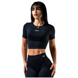 Top da donna Nebbia Seamless Short-Sleeve Top Power nero BLACK